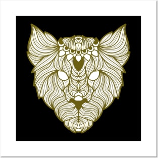 African Lion Inspired Posters and Art